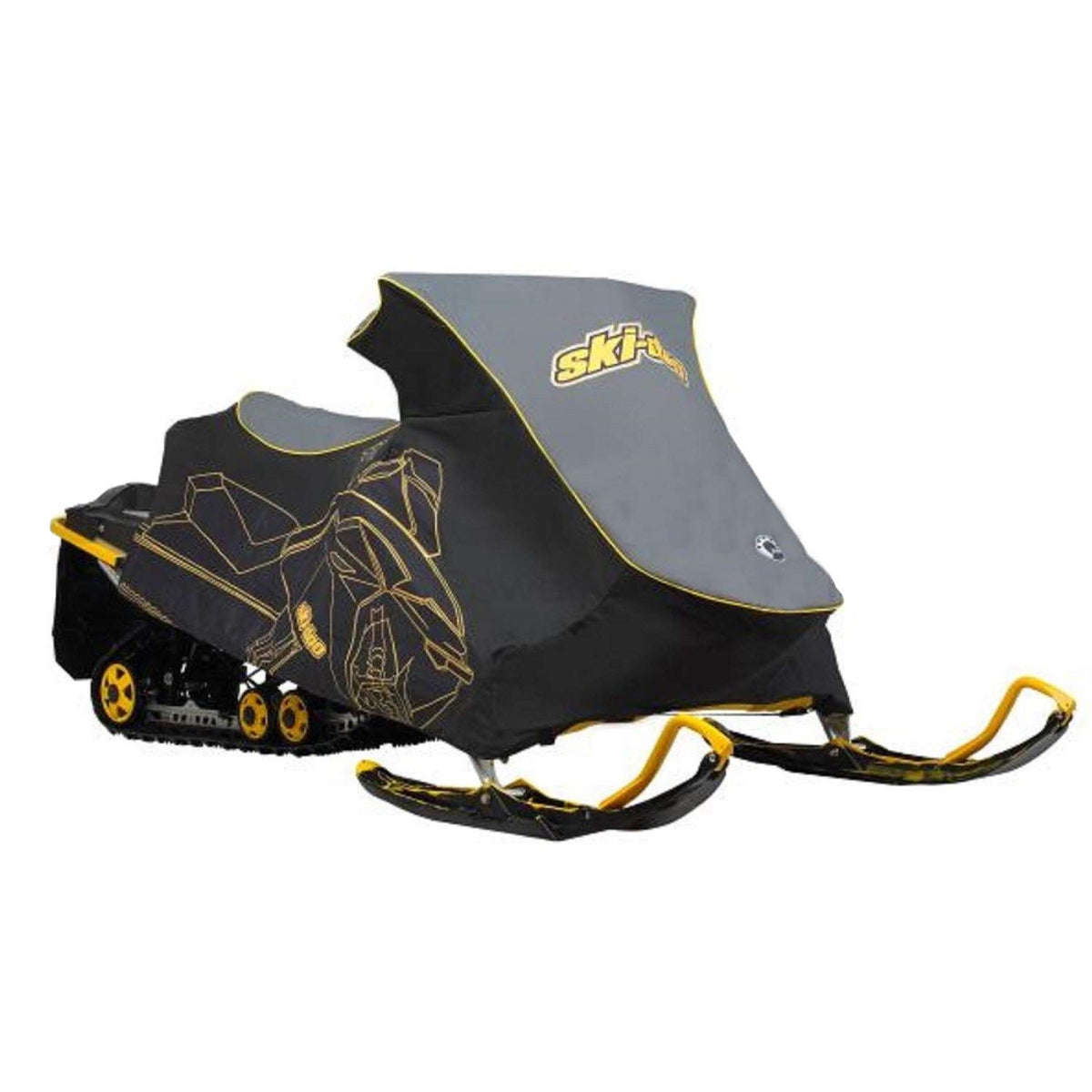 Ski-Doo Intense Rap-Clip Trailering Cover in black for snowmobiles