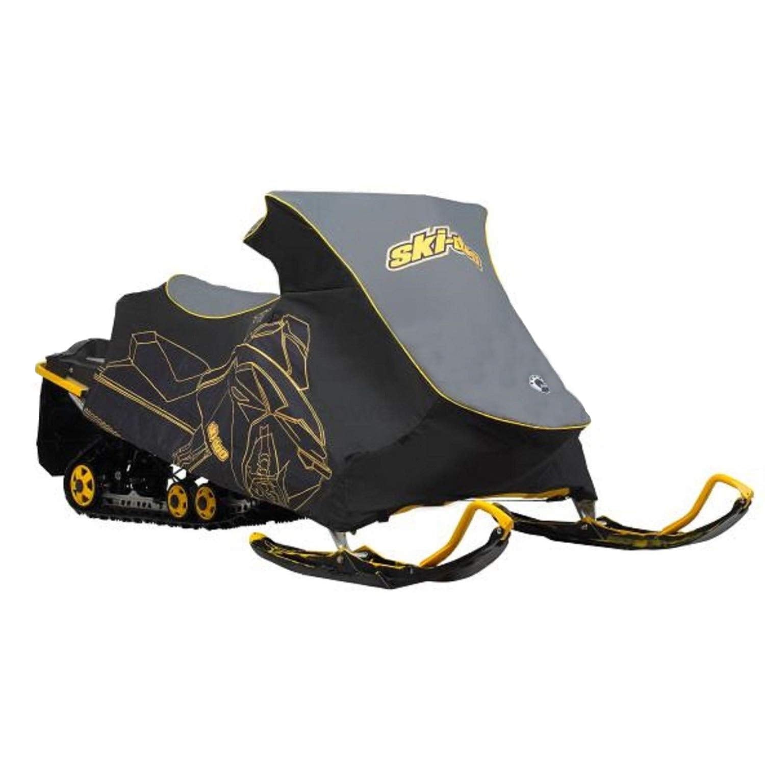 Ski-Doo Intense Rap-Clip Trailering Cover in black for snowmobiles