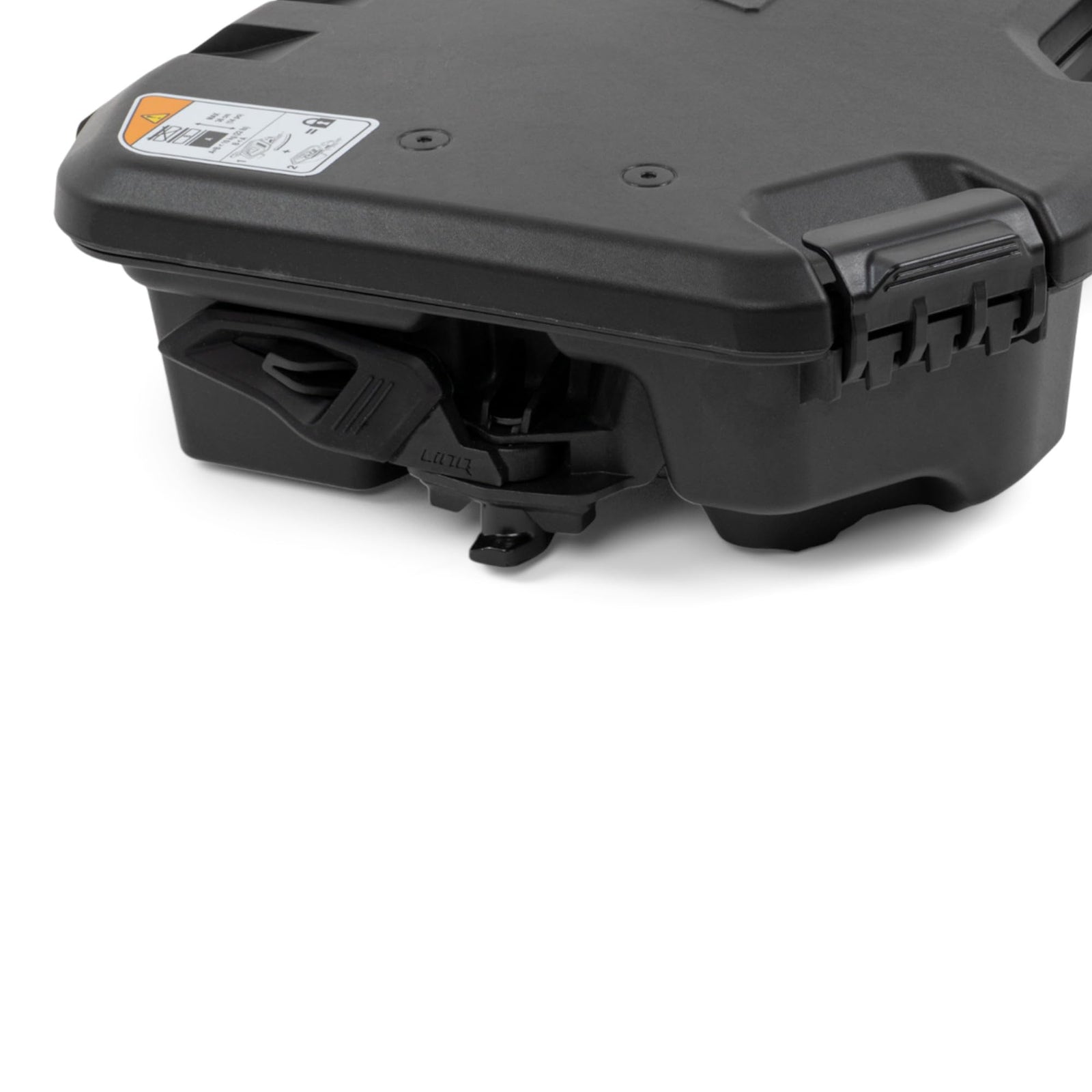 Black weather-resistant cargo box for Can-Am off-road vehicles