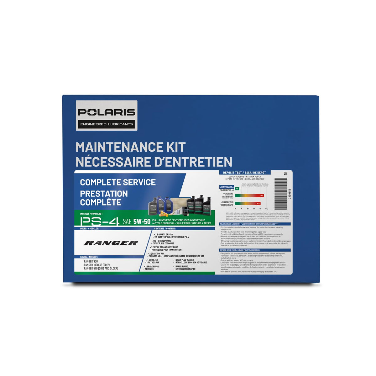 Complete Polaris Ranger service kit 2830555 for 570 and XP 900 models