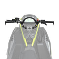 OEM Polaris narrow snowmobile handlebar for improved control