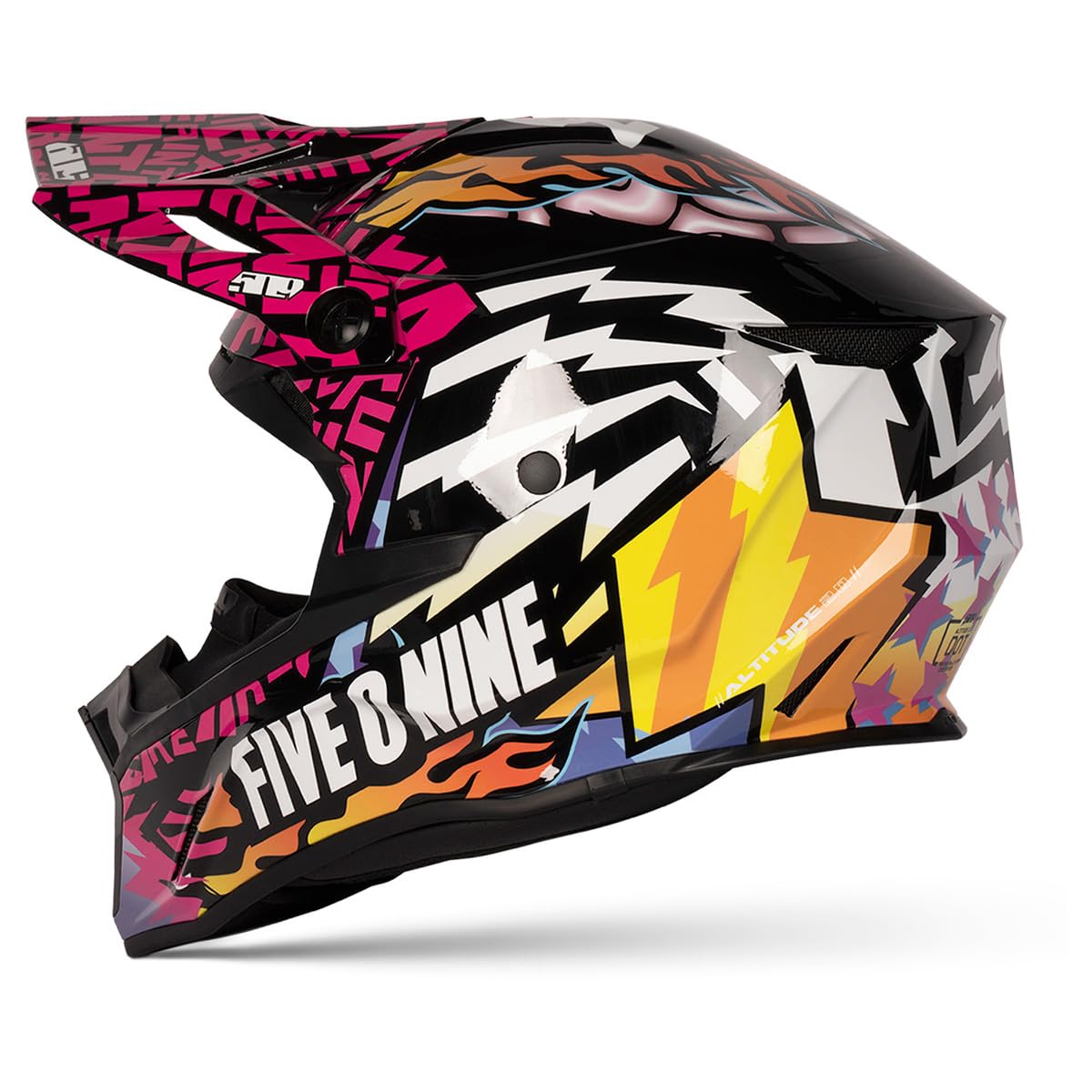 509 Ken Block Altitude 2.0 Snowmobile Helmet – Gloss KB43VER