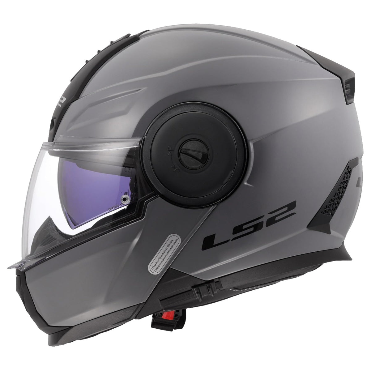 LS2 Horizon II Modular Motorcycle Helmet with SunShield – Gloss Nardo Gray