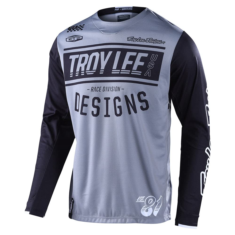 Troy Lee Designs Youth GP Jersey Brazen Camo Gray – Dirt Bike Jersey