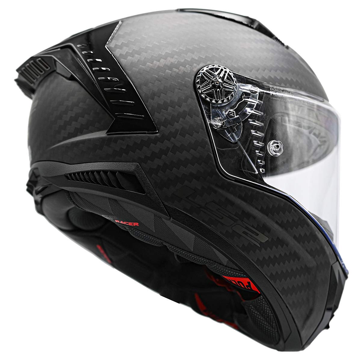 **OPEN BOX** LS2 Helmets Thunder Carbon Helmet, Carbon FIber-X-Large