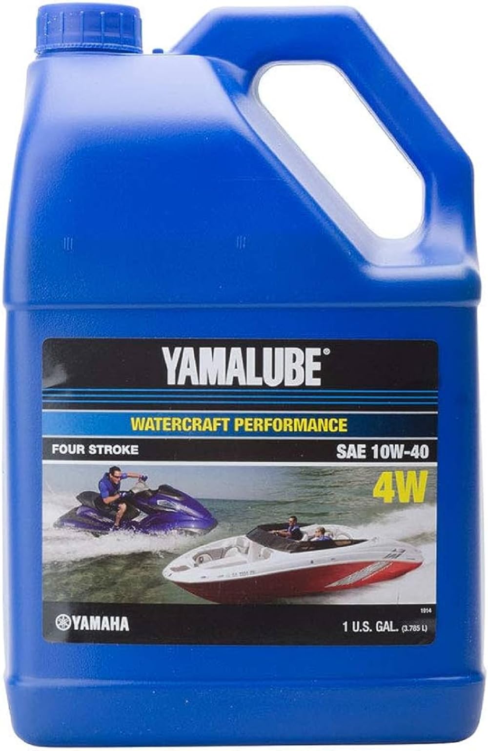 Yamaha Yamalube 10W-40 Mineral 4W WaterCraft Engine Oil – 1 Gallon