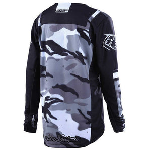Troy Lee Designs Youth GP Jersey – Brazen Camo Gray | Youth Dirt Bike, Motocross & Offroad Riding Jersey