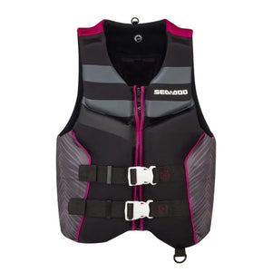 Sea-Doo Women’s Ultra-Durable Eco-Friendly Airflow PFD – Rasberry, OEM 2859401439