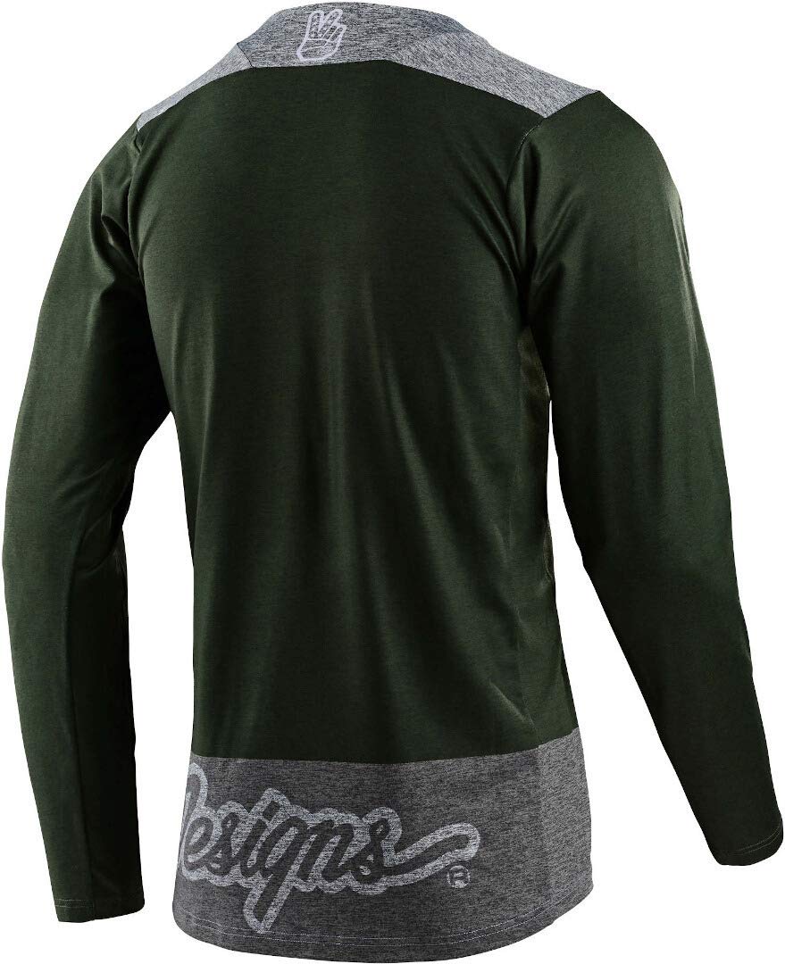 Troy Lee Designs Skyline LS Chill MTB Jersey in London Olive Gray
