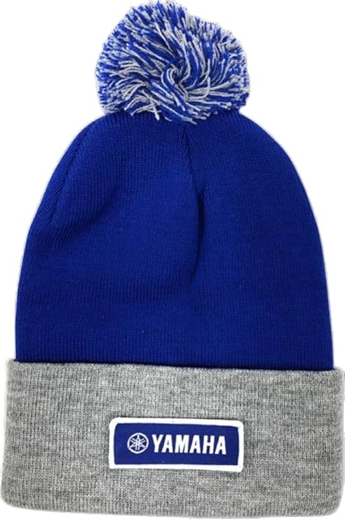 Yamaha Pom Beanie - Royal/Gray (23-86202)