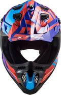 Helmet Subverter Evo Gammax Full Face MX Helmet - Gloss Red/Blue Product View