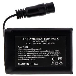 509 12 Volt Ignite Battery – 3000mAh (Black)