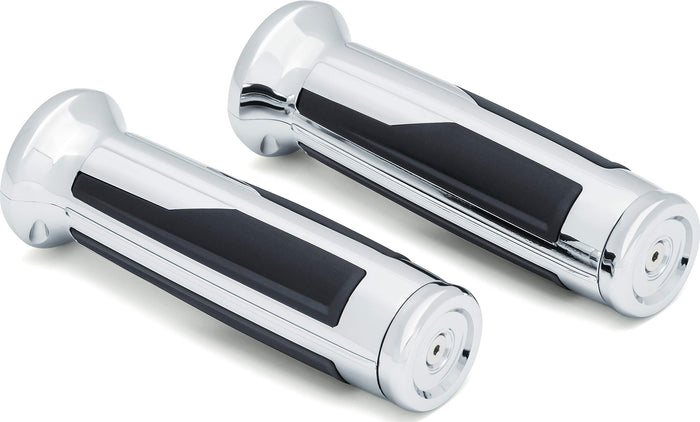Chrome Kuryakyn Omni 6764 handlebar grips for Honda Gold Wing GL1800.