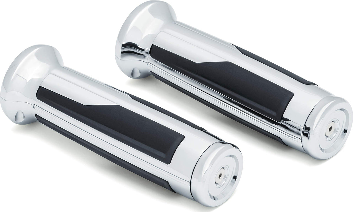 Chrome Kuryakyn Omni 6764 handlebar grips for Honda Gold Wing GL1800.