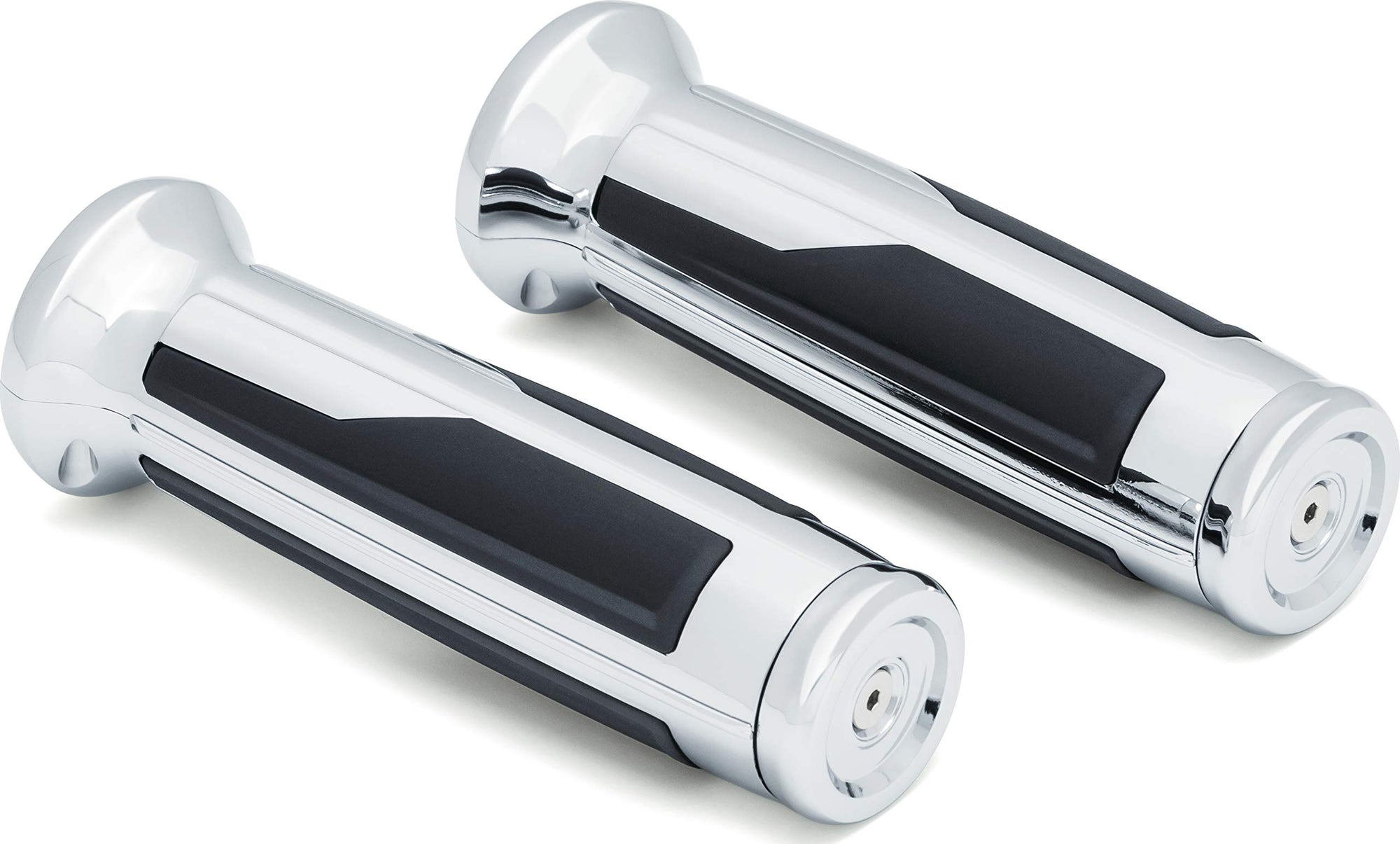 Chrome Kuryakyn Omni 6764 handlebar grips for Honda Gold Wing GL1800.