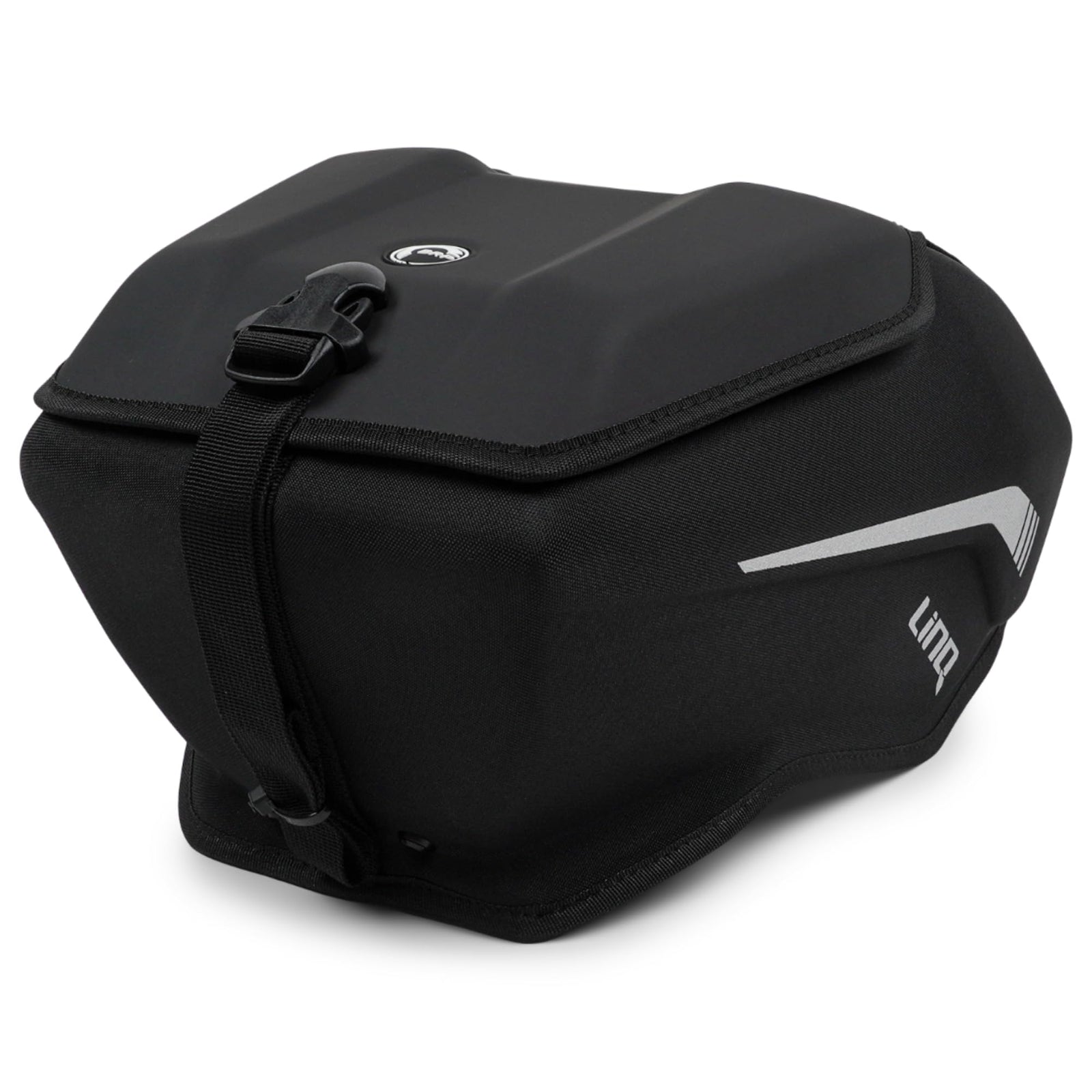 Ski-Doo LinQ 11L Trail Seat Bag – Black, OEM Snowmobile Accessory