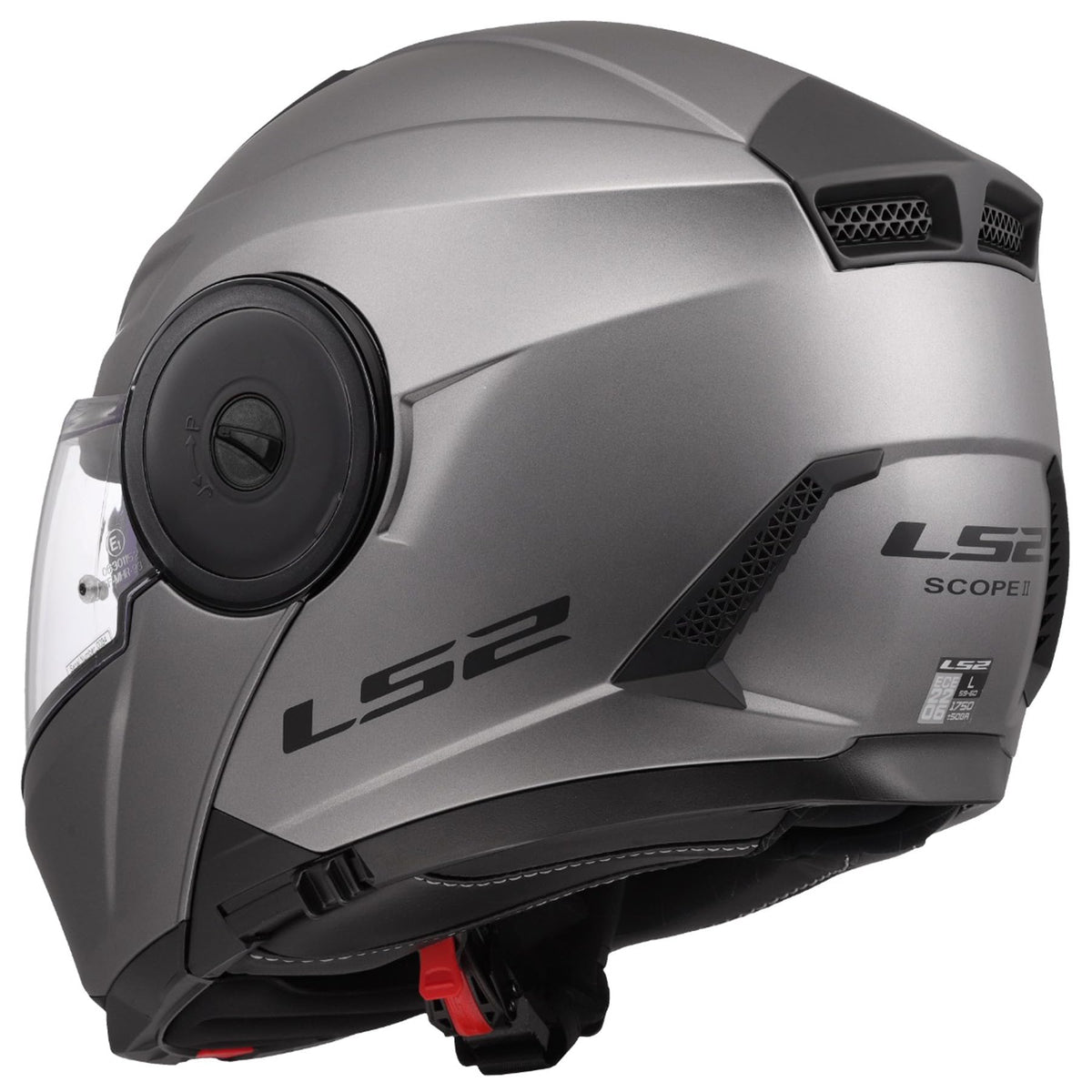 LS2 Horizon II Modular Motorcycle Helmet with SunShield – Matte Titanium