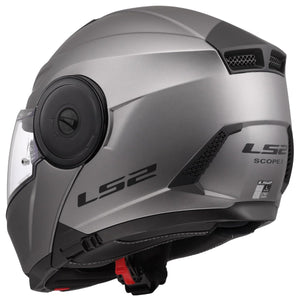 LS2 Horizon II Modular Motorcycle Helmet with SunShield – Matte Titanium