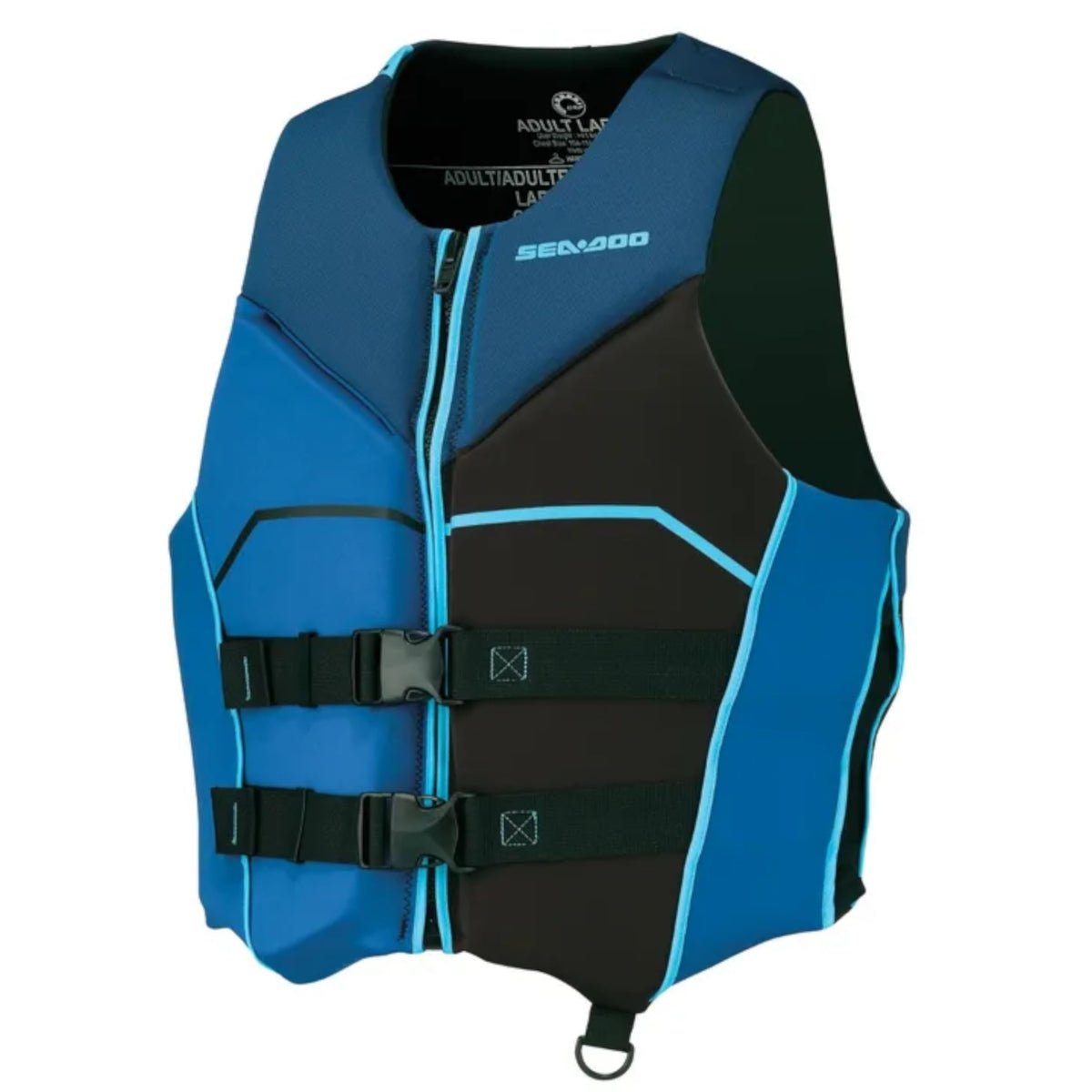 Sea-Doo Freedom Adult Unisex PFD/Life Jacket (Ecoprene) – Blue, 3XL