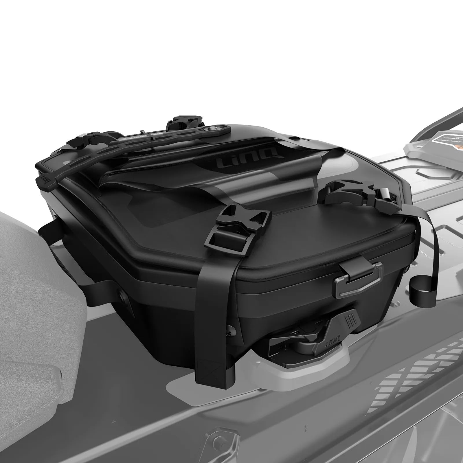 Ski-Doo LinQ 6.8 Gal Deep Snow Lightweight Bag for snowmobiles.