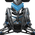 Custom Sky Blue grill inserts for Polaris MATRYX snowmobile
