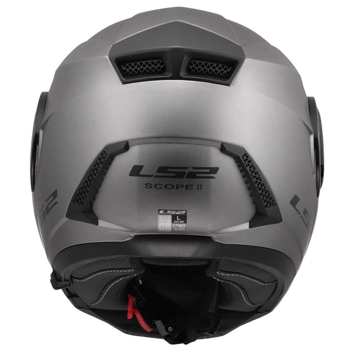 Matte titanium LS2 Horizon II DOT ECE 22.06 modular motorcycle helmet