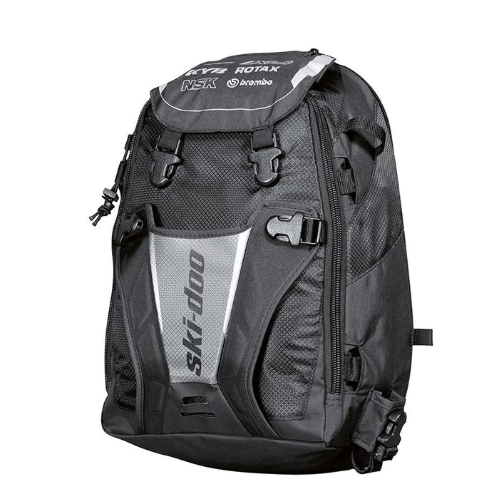 Ski-Doo 28L Tunnel Backpack with LinQ Soft Strap – Convertible Snowmobile Bag