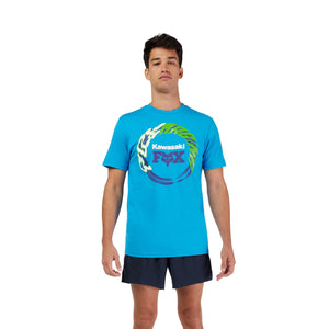 Fox Racing Men’s Kawasaki Short Sleeve T-Shirt – Moto-Inspired Tee