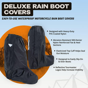 Tourmaster Deluxe Rain Motorcycle Boots Covers