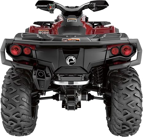 Can-Am ATV OEM XT Rear Bumper, Outlander, G2, Black, 715004920