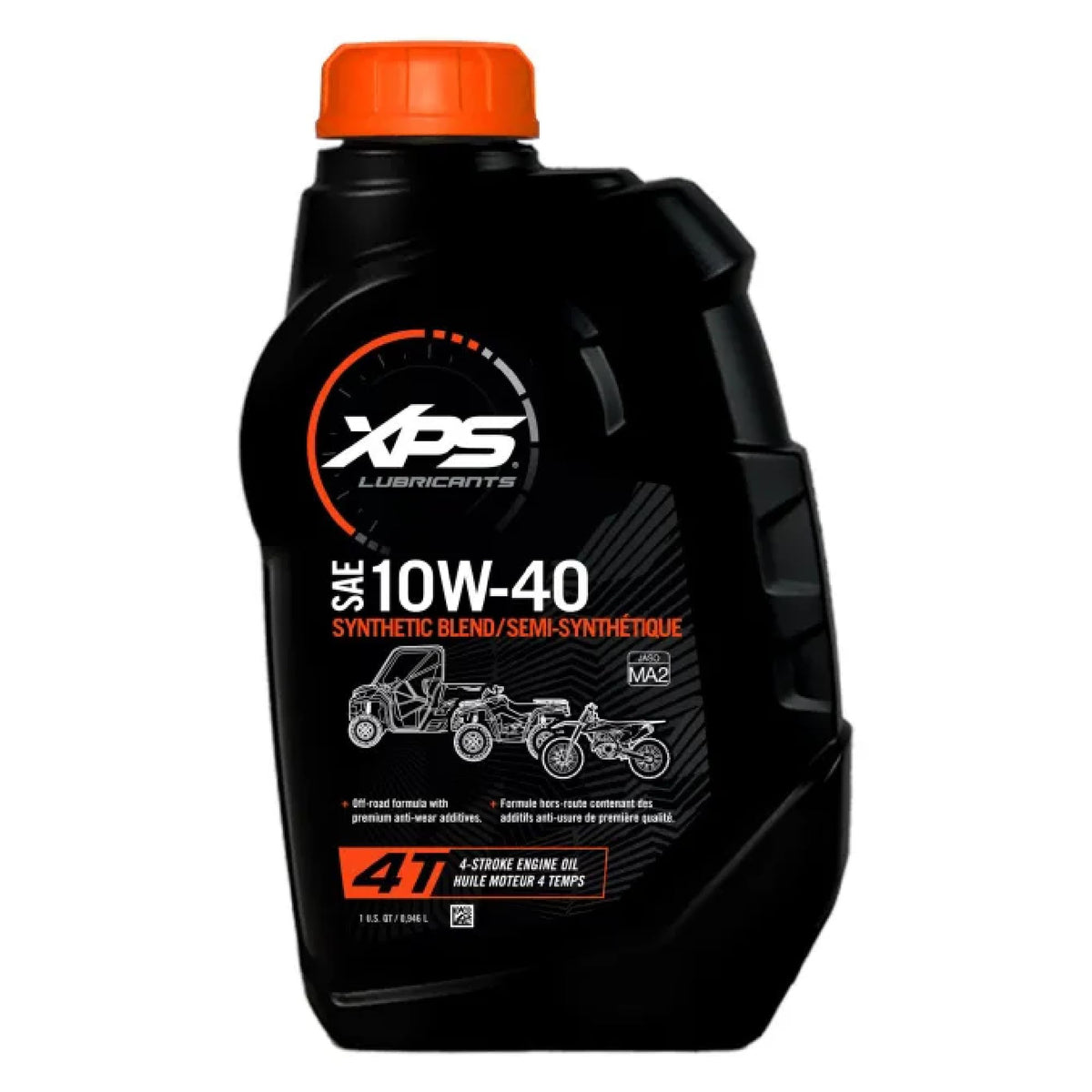 Can-Am OEM 4T 10W-40 Synthetic Blend Oil – 1 Quart (9779425)