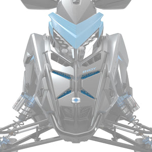 Polaris Snowmobile MATRYX Grill Inserts – Sky Blue (OEM 2884979-737)