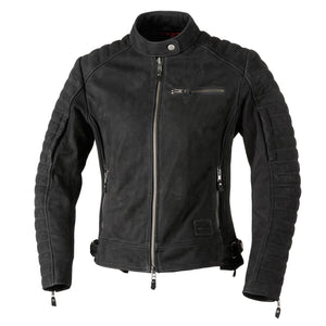 Cortech Hoyden Women’s Leather Motorcycle Jacket – Matte Black Cowhide Riding Jacket