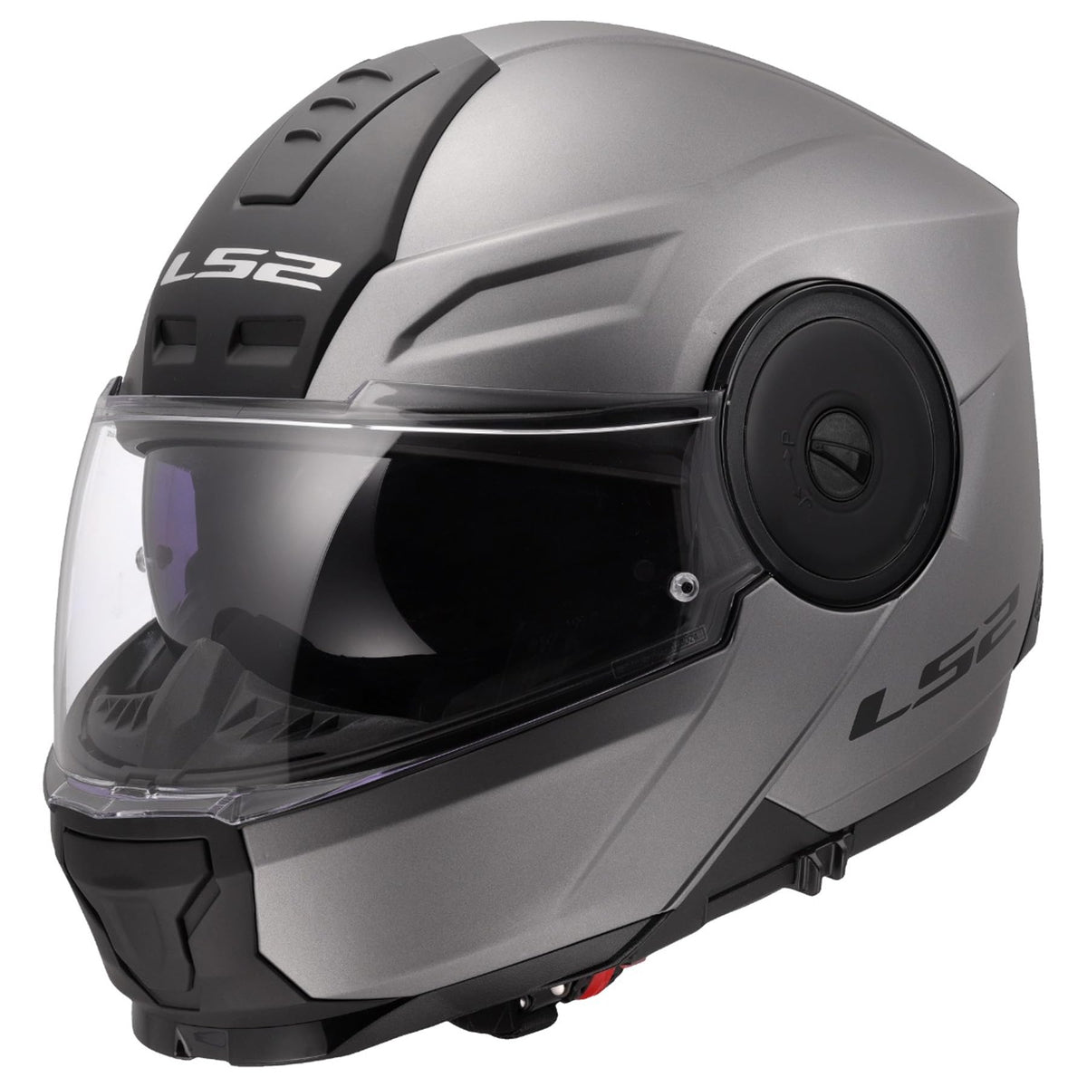 LS2 Horizon II Modular Motorcycle Helmet with SunShield – Matte Titanium