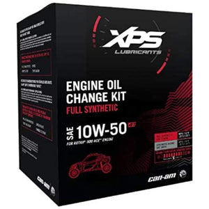 Can-Am New OEM 4T 10W-50 Synthetic Blend Oil Change Kit for Rotax 900 ACE – 9779261