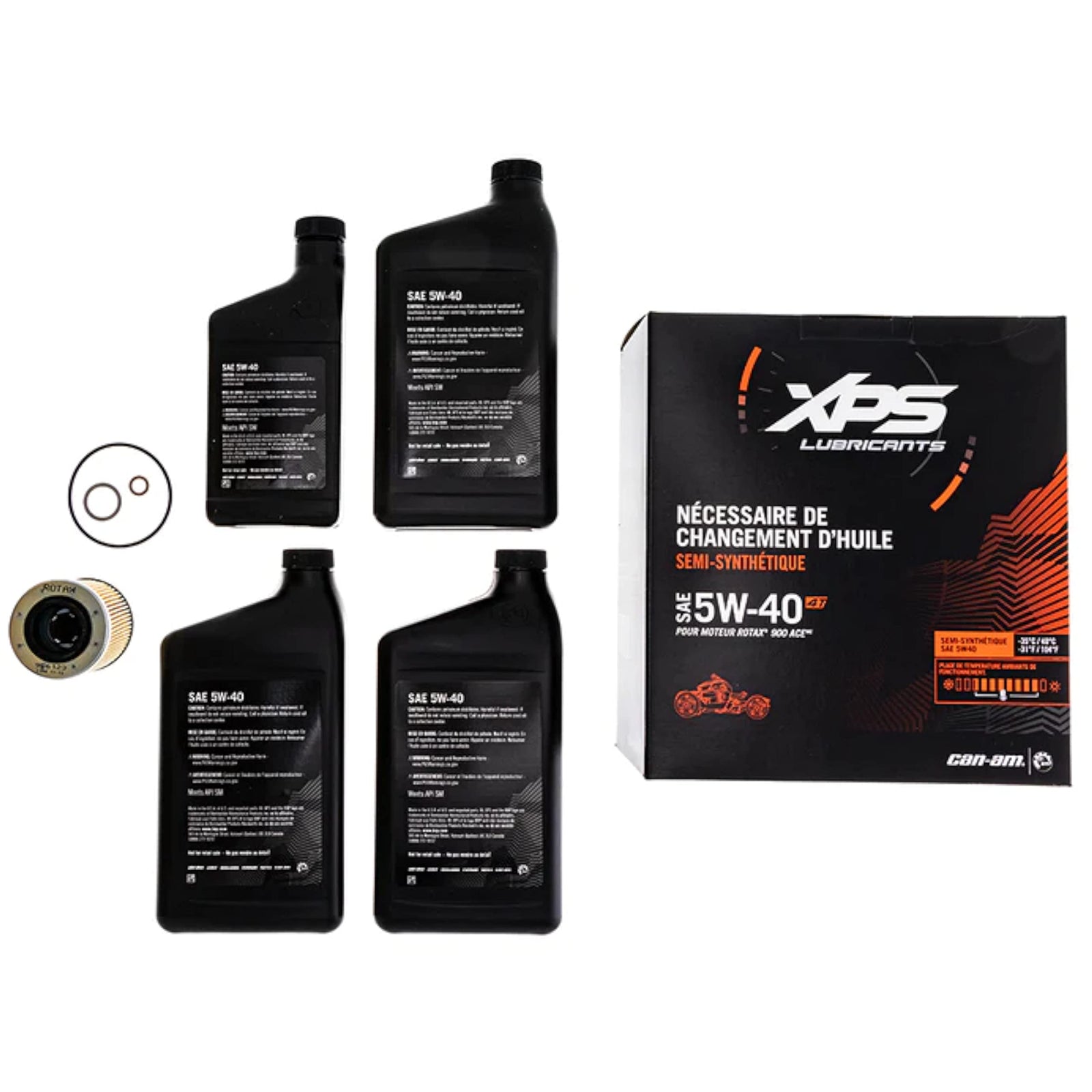 Genuine Can-Am Ryker oil change kit with XPS Synthetic Blend Oil