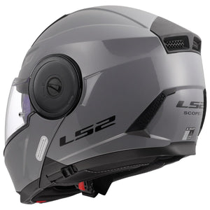LS2 Horizon II Modular Motorcycle Helmet with SunShield – Gloss Nardo Gray