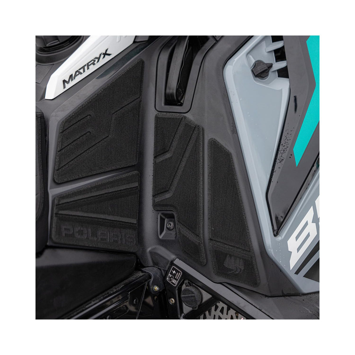 Extra padded black knee pads 2890669 for Polaris snowmobiles