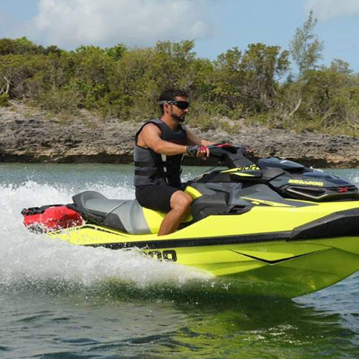 Sea-Doo LinQ Fuel Caddy with stackable LinQ Sport Bag, saltwater-ready