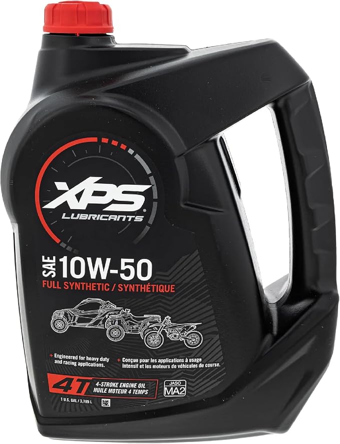 Can-Am OEM 1 Gallon XPS 10W-50 Synthetic 4-Stroke Engine Oil, 9779235