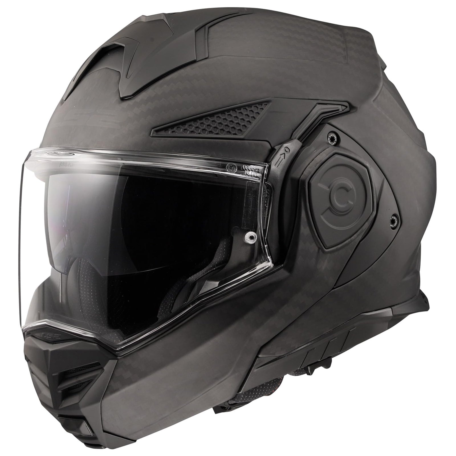 LS2 Advant X Carbon Modular Helmet – Matte Black, DOT & ECE22.06 Certified