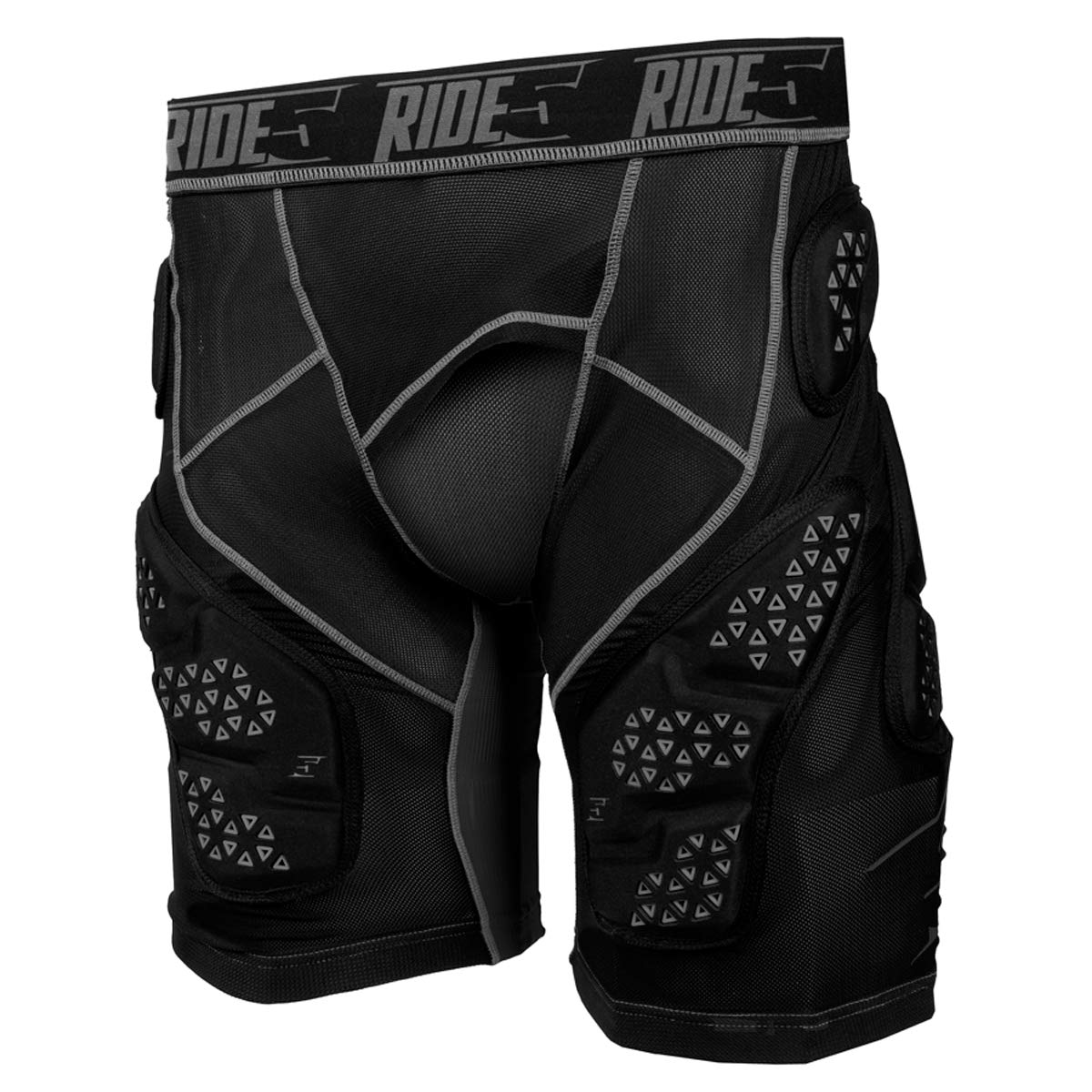 509 R-Mor Protection Riding Short in black showing hip and tailbone impact padding for MTB riders.