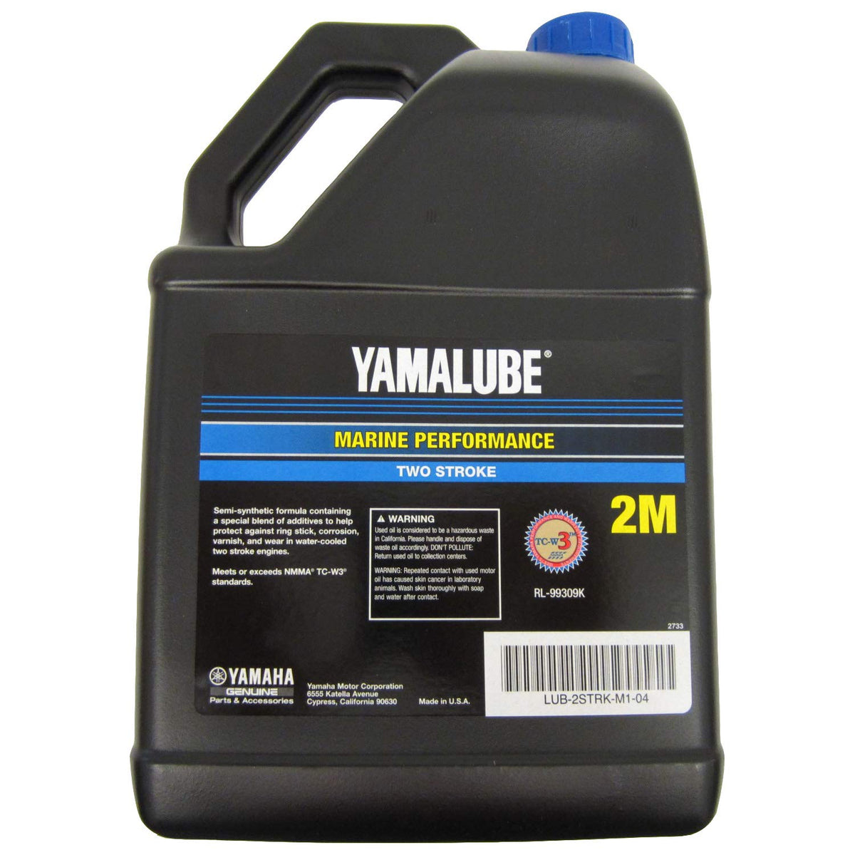 Genuine Yamaha semi-synthetic outboard oil for 2-stroke engines