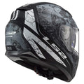 Side view of the LS2 Stream Evo helmet highlighting its long-oval fit and sun visor system.