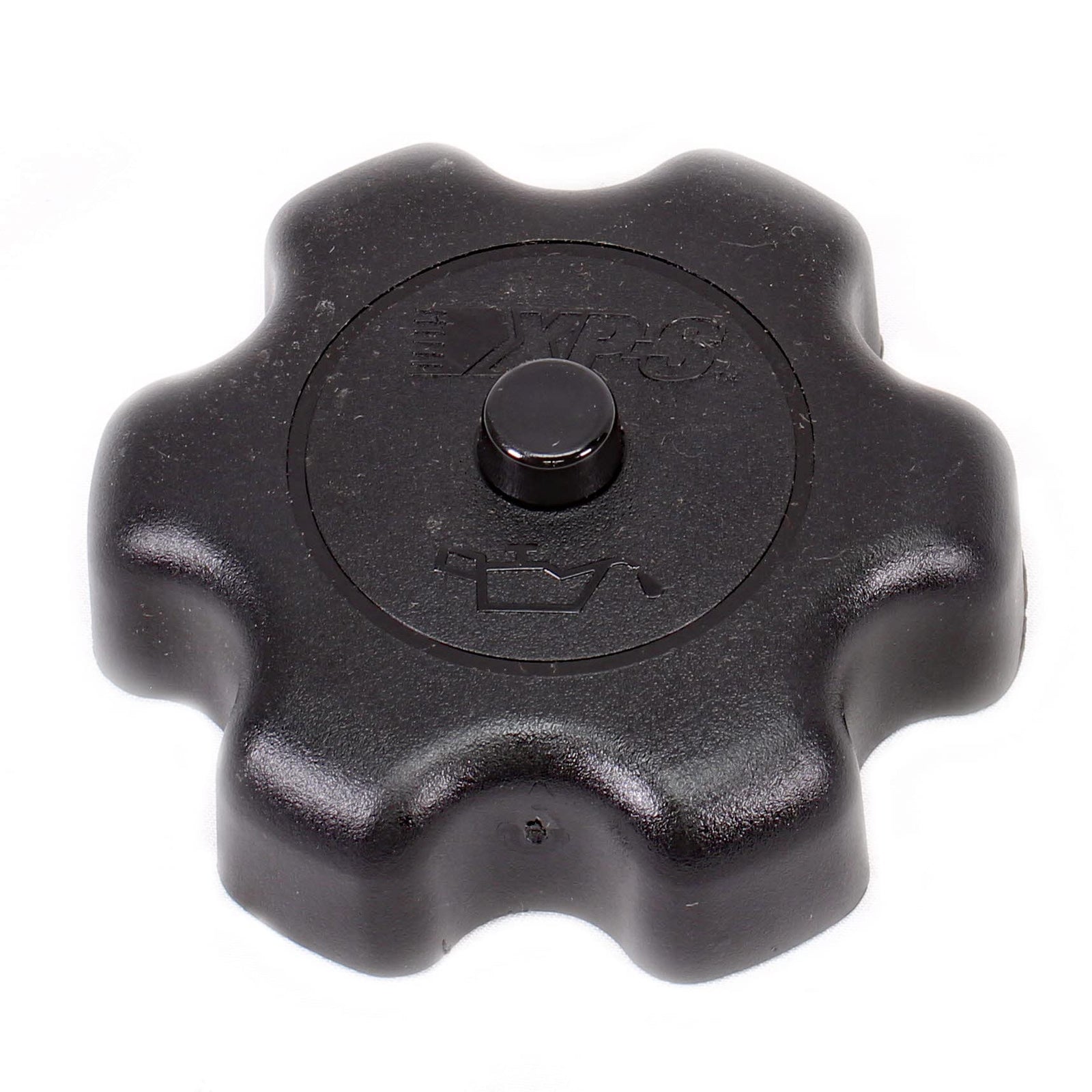 Close-up of Ski-Doo OEM Oil Tank Cap 519000273 for GSX and MXZ snowmobiles
