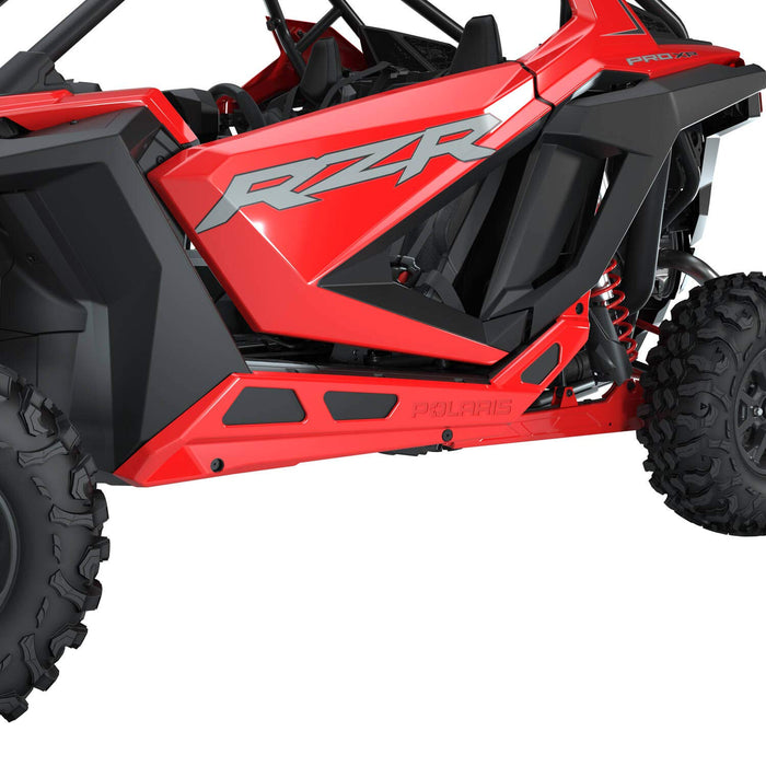 Polaris Indy Red Low Profile Rock Sliders 2883760-293 for 2020 RZR Pro XP