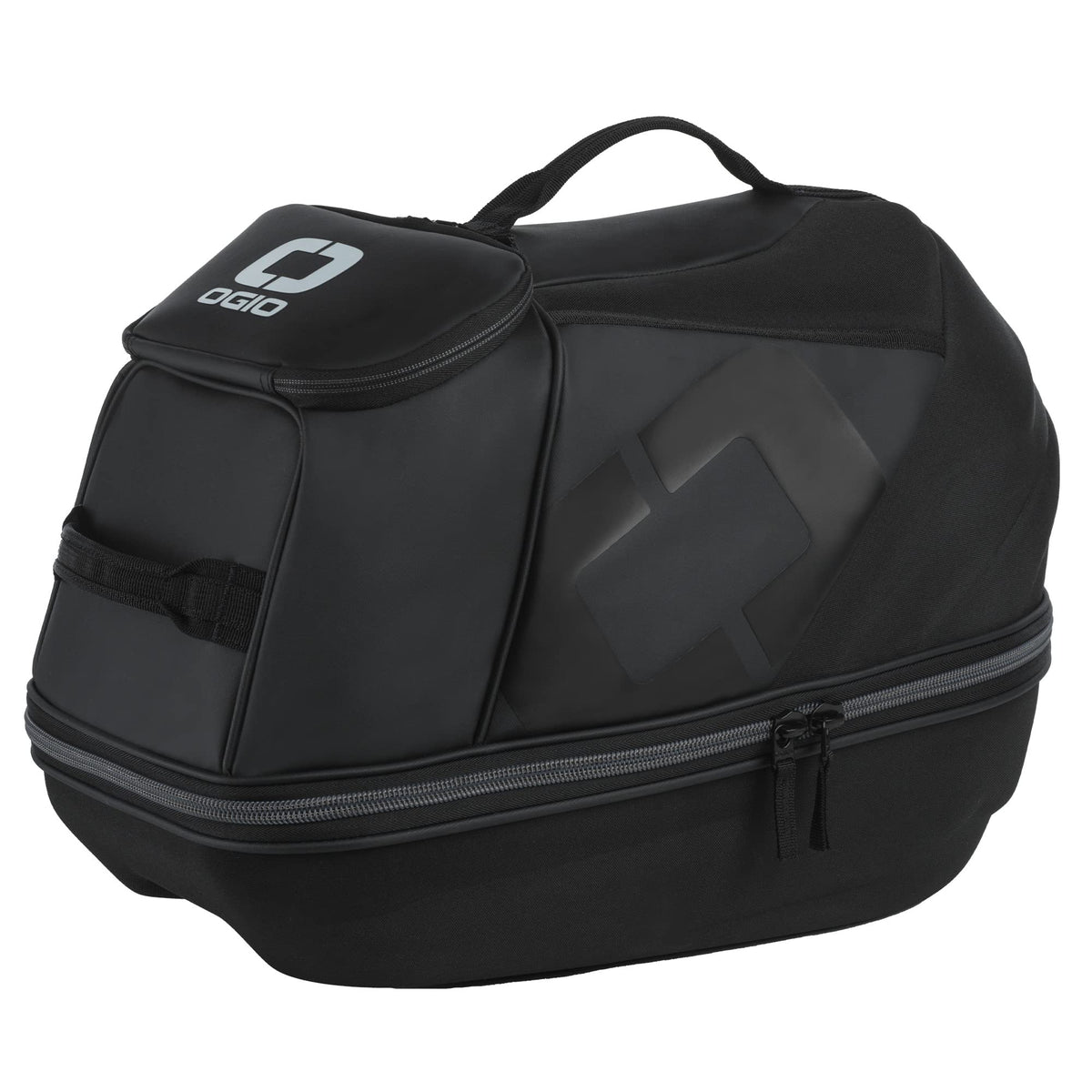 OGIO ATS case showing goggle and GoPro storage compartments