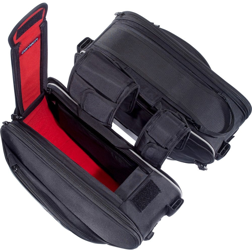 Durable Cortech Super 2.0 bike saddlebag for touring