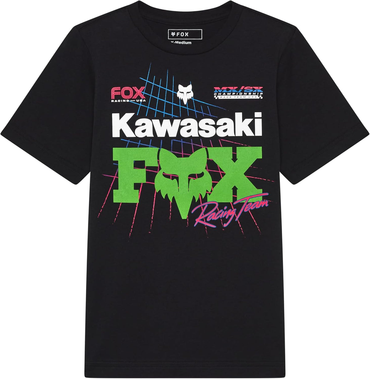 Fox Racing Boys' Kawasaki Short Sleeve T-Shirt
