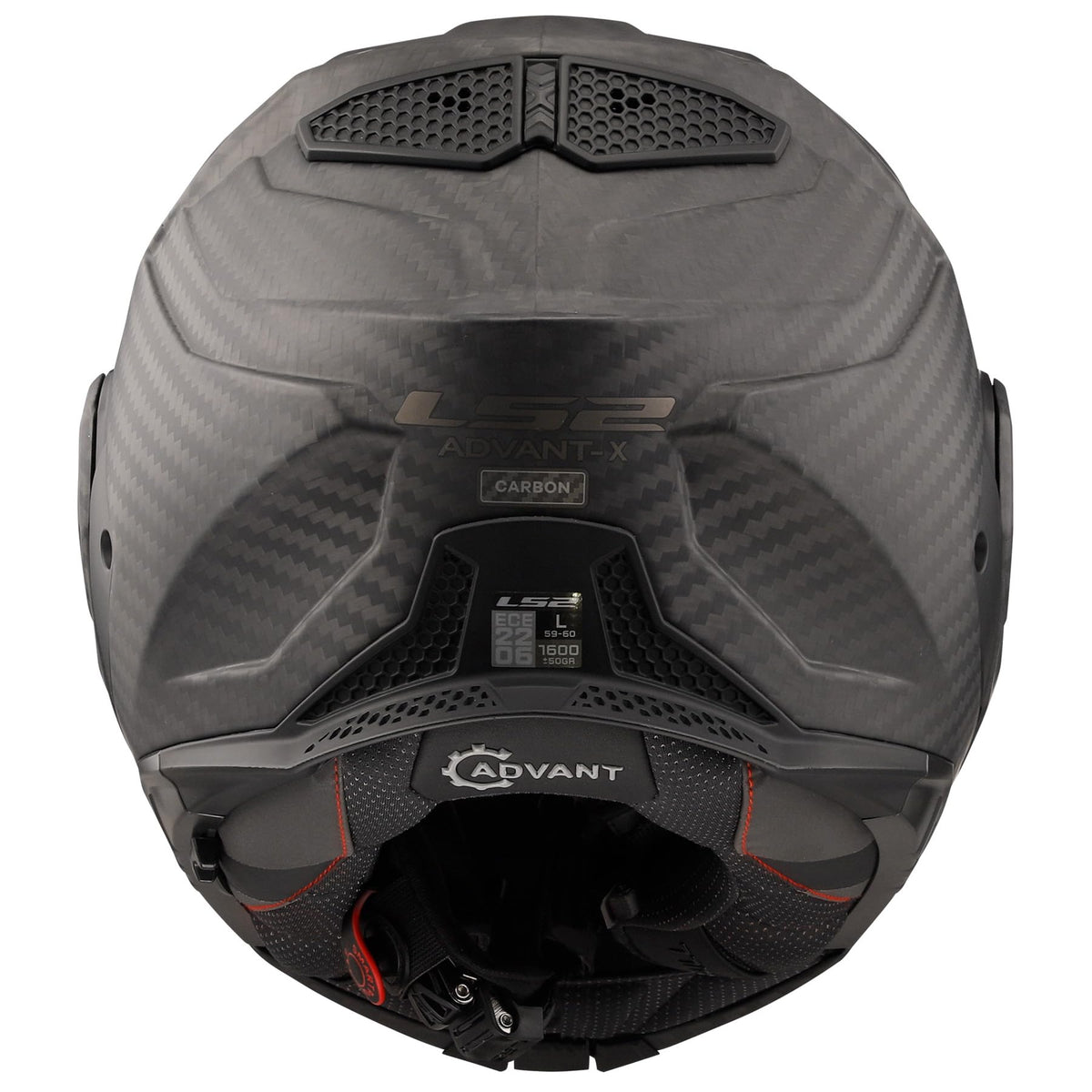 LS2 Advant X Carbon Motorcycle Helmet – Matte Black Touring Design
